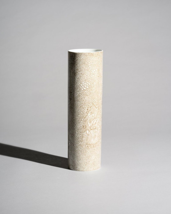 Image 1 of Hutschenreuther Porcelain Vase Duo Theo Baumann & Cuno Fischer MCM WGP