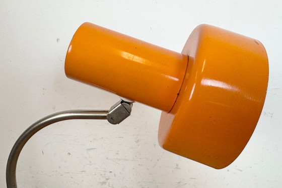 Image 1 of Vintage Orange Table Lamp , 1970s