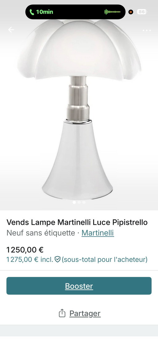 Vends Martinelli, Luce Pipistrello
