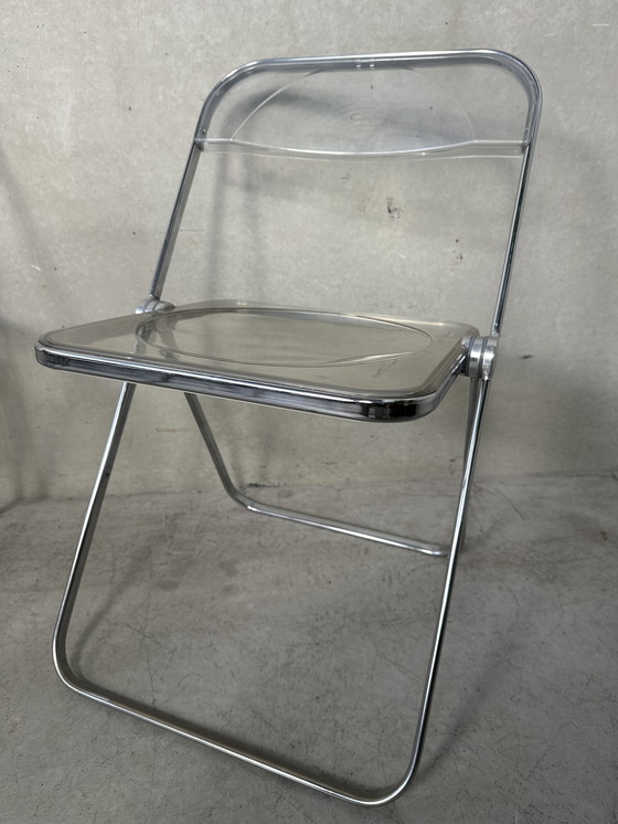 Image 1 of 6x Sedia Pieghevole Plia Design - Giancarlo Piretti - Anonima Castelli