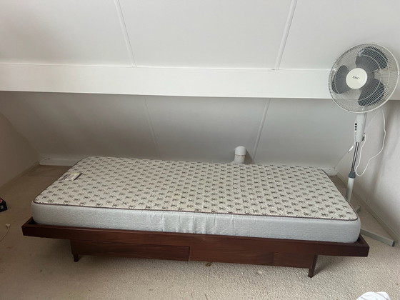 Vintage jaren 60 bed teakhout – Eenpersoonsbedden (photo 3 of 6)