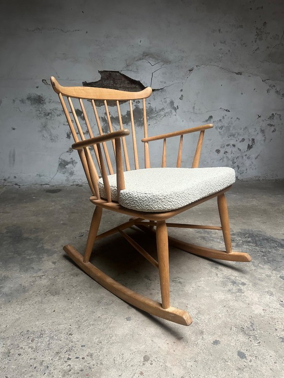 Image 1 of Vintage Børge Mogensen Rocking Chair – Scandinavian Design