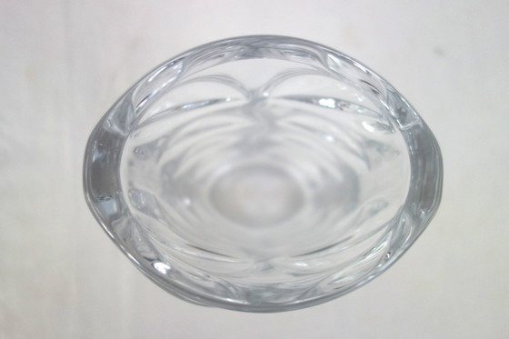 Image 1 of Jarrón antiguo de cristal con follaje Vannes