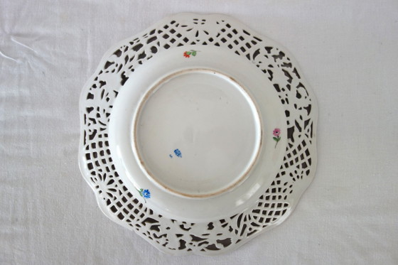 Image 1 of Rares Assiettes Décoratives Murales Porcelaine Herend, Hongrie Vers 1870