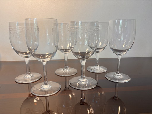 4 perfection Glasses & 2 Byzantin Baccarat