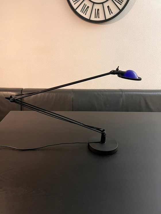 Image 1 of Luceplan Berenice D12 – Design door Rizzatto & Meda – verstelbare blauwe kap