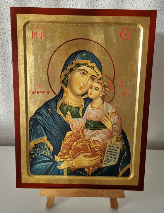 Image 1 of Madonna and Child Greek icon