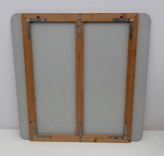 Image 1 of Italiaanse grote spiegel van gerookt brons uit het midden van de eeuw, jaren 70