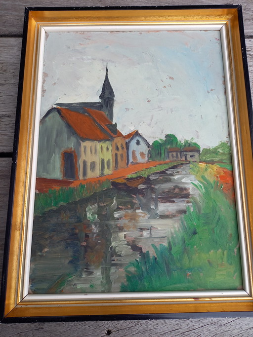 Painting Village View