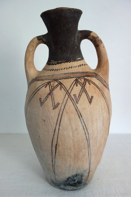 Großer Terrakotta-Krug aus der Rif-Region, Marokko, Höhe 60 cm – decoratieve objecten, Other (photo 2 of 15)