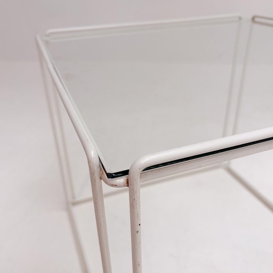Isocele Side table by Max Sauze for Atrow, 1970s – Metal (photo 5 of 9)