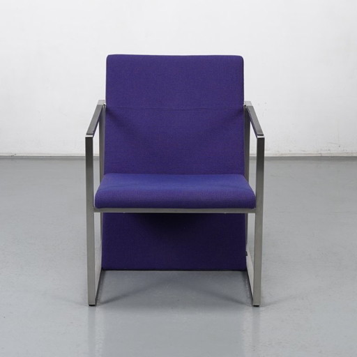 2x Arco Spine armchair, purple