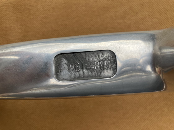 Image 1 of Sedie girevoli Vitra in pelle cognac EA208 Softpad