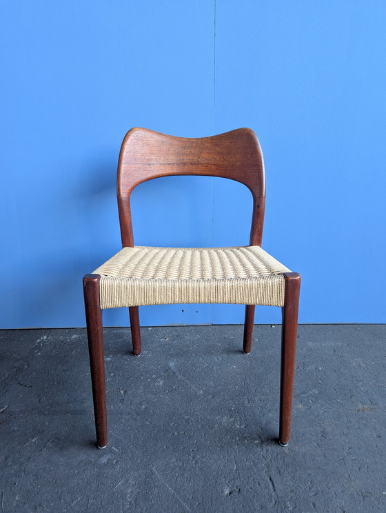 Image 1 of 4 sillas de mediados de siglo - Arne Hovmand Olsen para Mogens Kold