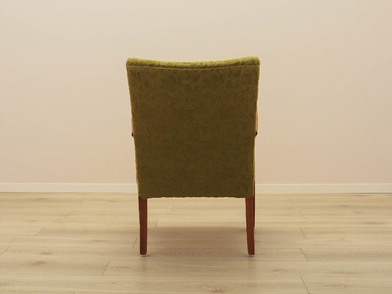 Image 1 of Sillón verde, diseño danés, década de 1960, fabricado en Dinamarca.