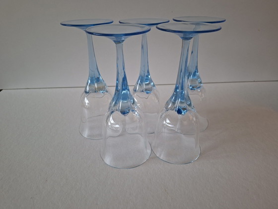 Bomilio Rocco wijnglazen kristal, Bormioli Rocco, Glazen & Karaffen, Blauw (foto 3 van 5)