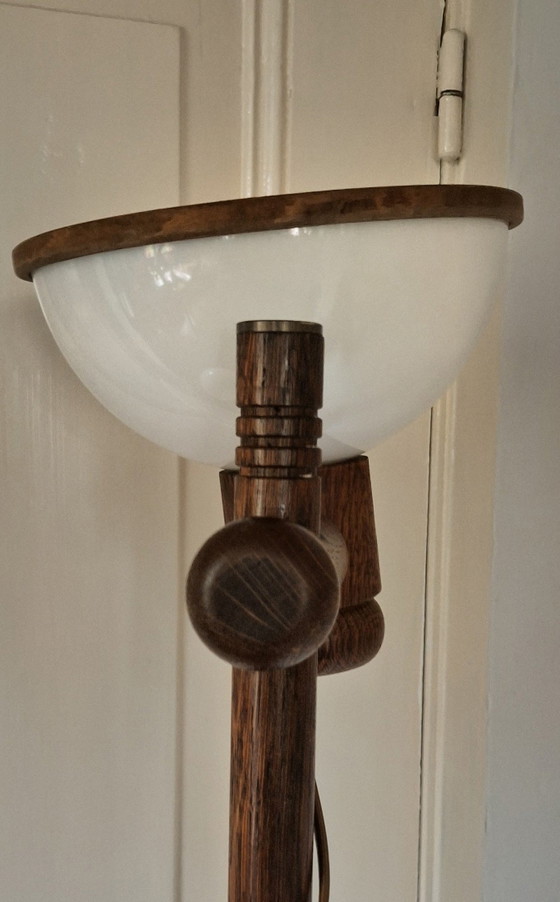Steinmetz-Eichenpilz-Stehlampe – Steinhauer, Stehleuchten, Plastic, Wood (photo 12 of 14)