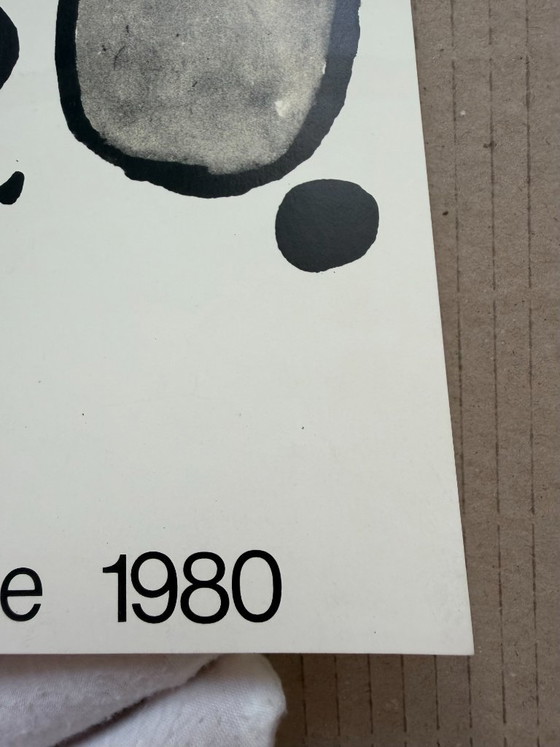 Joan Miró (1893-1983), Galería Artema Barcelona, ​​1980, originele vintage tentoonstellingsposter, gedrukt (photo 6 of 11)