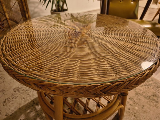 Image 1 of Rattan coffee table or side table