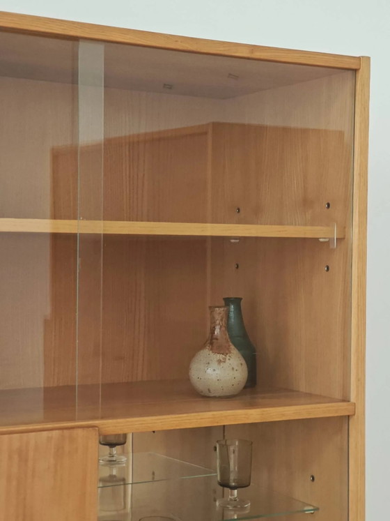 Armadio alto a due corpi di Drevotex Zamberk 1977 – Vetrine, Wood, Glass, Mid Century Modern (photo 11 of 12)
