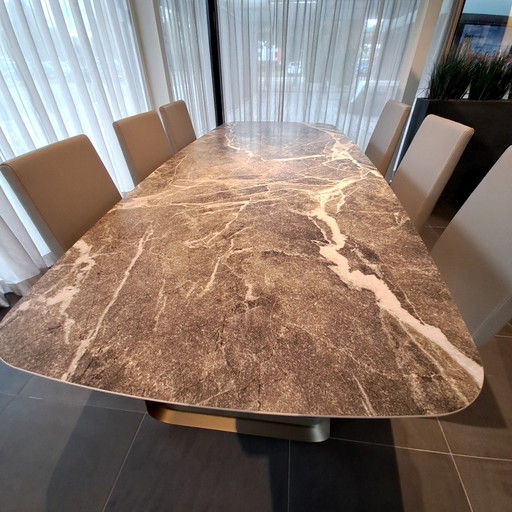 Joli Curve tuintafel - 250x110