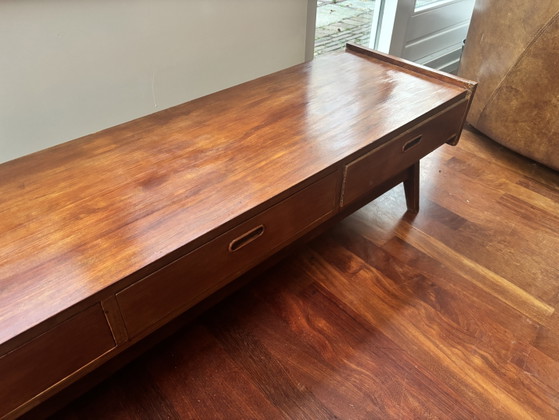 Vintage Mid Century Modern Low Sideboard – Wood (photo 3 of 6)