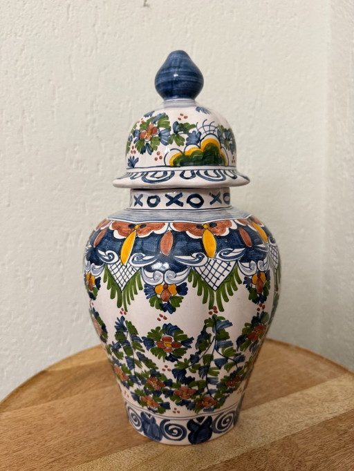 Vaso con coperchio Royal Tichelaar Makkum