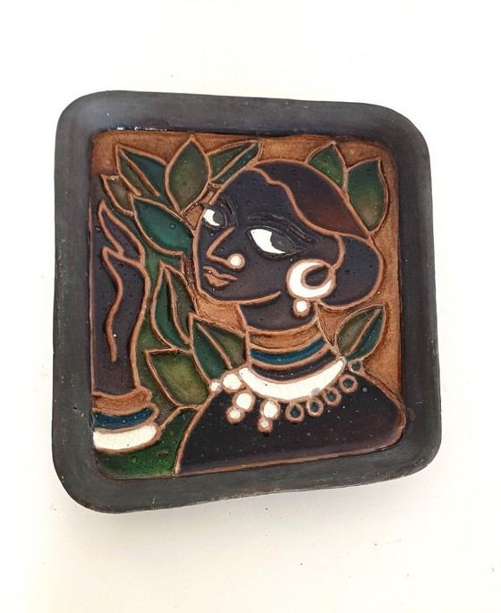 Image 1 of Décoration murale en céramique Udayvilla des années 1950