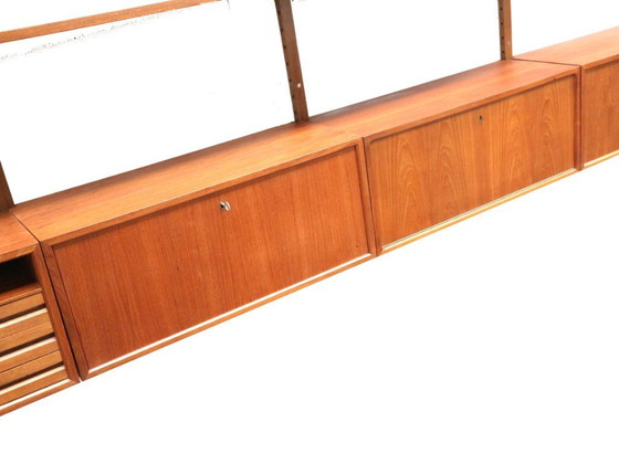 Image 1 of Groot vintage wandsysteem van Poul Cadovius voor Cado Denemarken