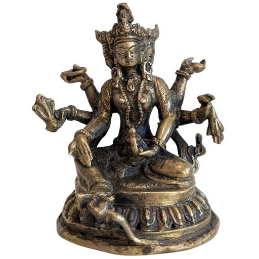 Ushnishavijaya – Boeddhistisch bronzen beeld lot 144