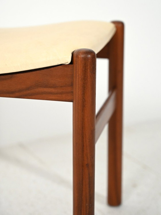 Image 1 of Taburete noruego de teca, años 50-60.