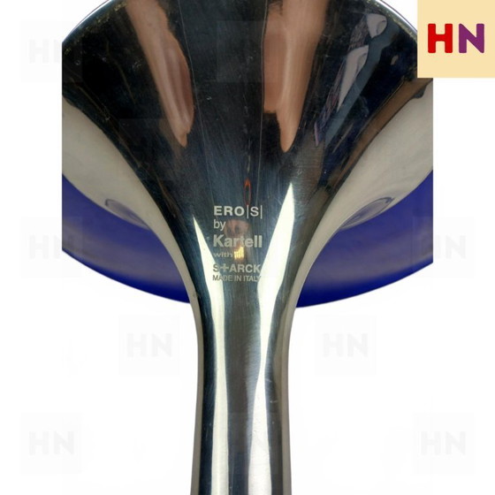 Image 1 of Juego de 2 sillas Kartell EroS Design – Philippe Starck – Azul cobalto