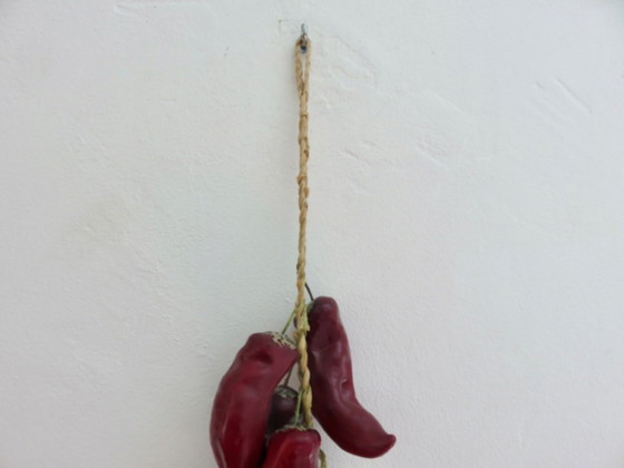 Image 1 of Corde de piments d'Espelette, Pays Basque, France, 60s'-70s'