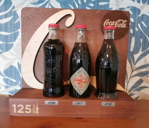 Coca-Cola 125-jähriges Jubiläums-Display-Set