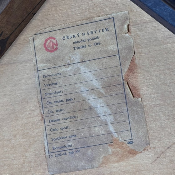 Image 1 of Mesa de centro Jindřich Halabala, años 40 – Art Déco checoslovaco