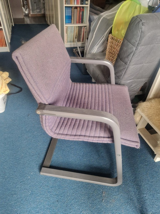 6x Wilkhan Stoelen Ontwerp Hans Pieter Piehl – Wilkhahn, Eetkamerstoelen, Metal, Textile (photo 4 of 5)