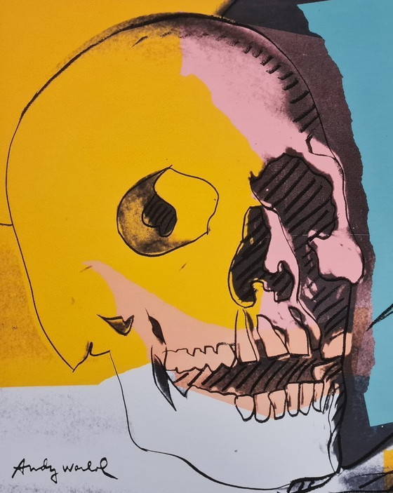 Image 1 of After Andy Warhol, Teschio, 1980s, Lithograph