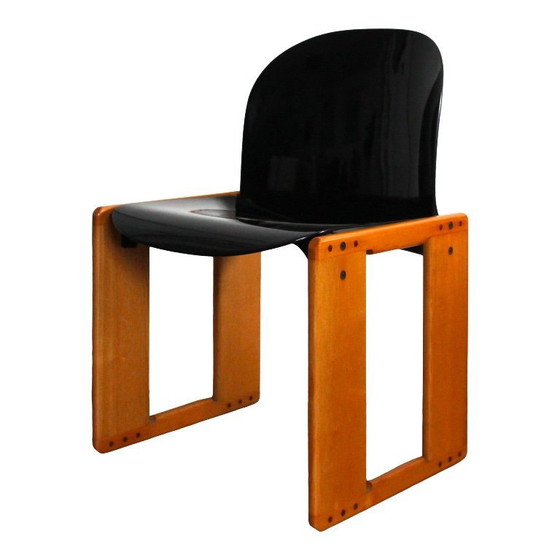 Image 1 of 8x "Dialogo" chairs by Afra and Tobia Scarpa for B&B Italia, 1973