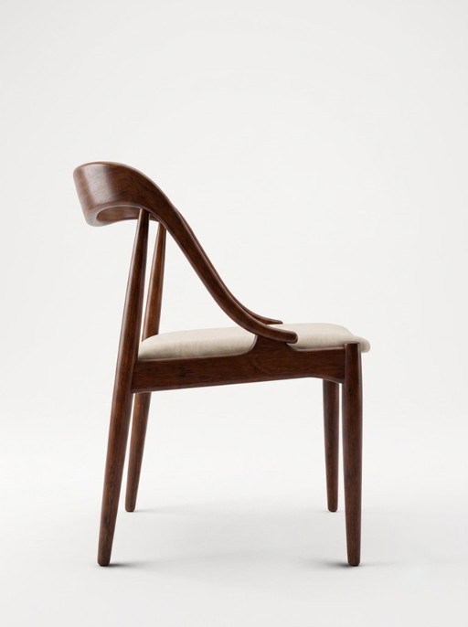 Set di 4 sedie scandinave vintage di Johannes Andersen - 1960