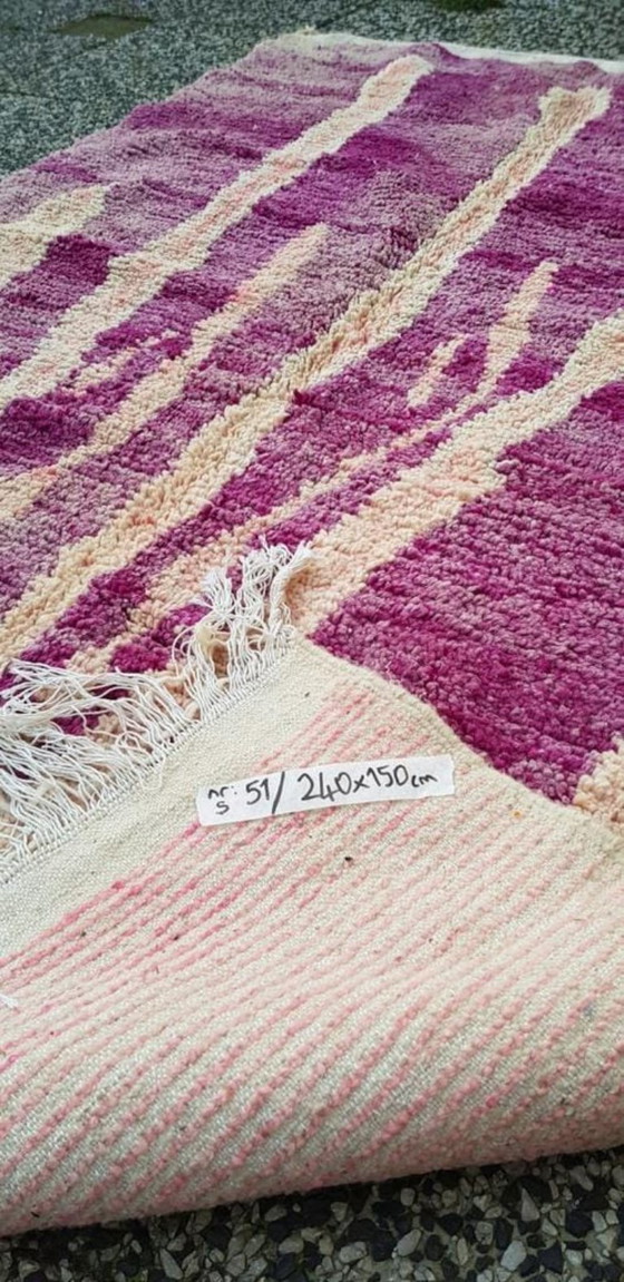 Image 1 of Handgeknoopt Berber kleed wol 240x150cm