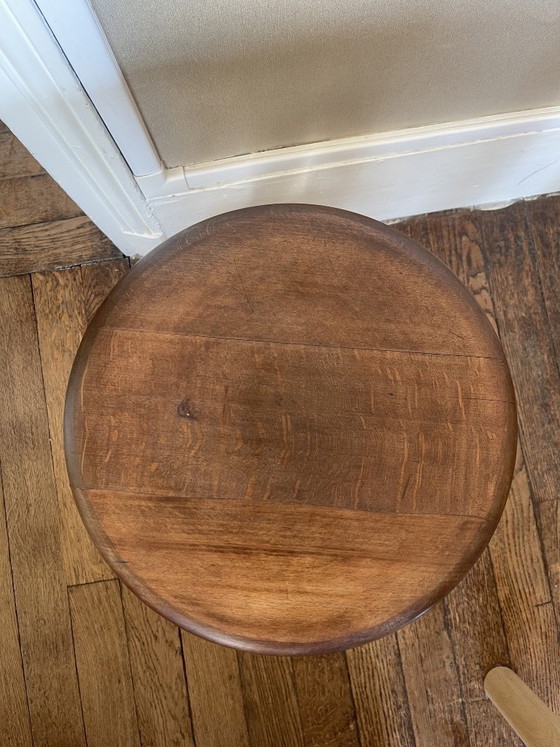 Image 1 of Set di 4 sgabelli in legno con fissaggio a vite.