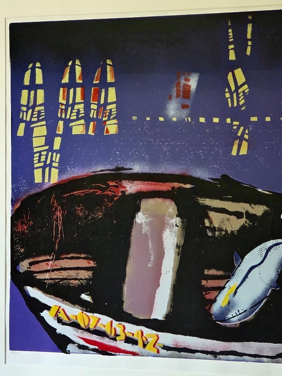 Image 1 of Herman Brood - Bootje - 69/250 - Handgesigneerd