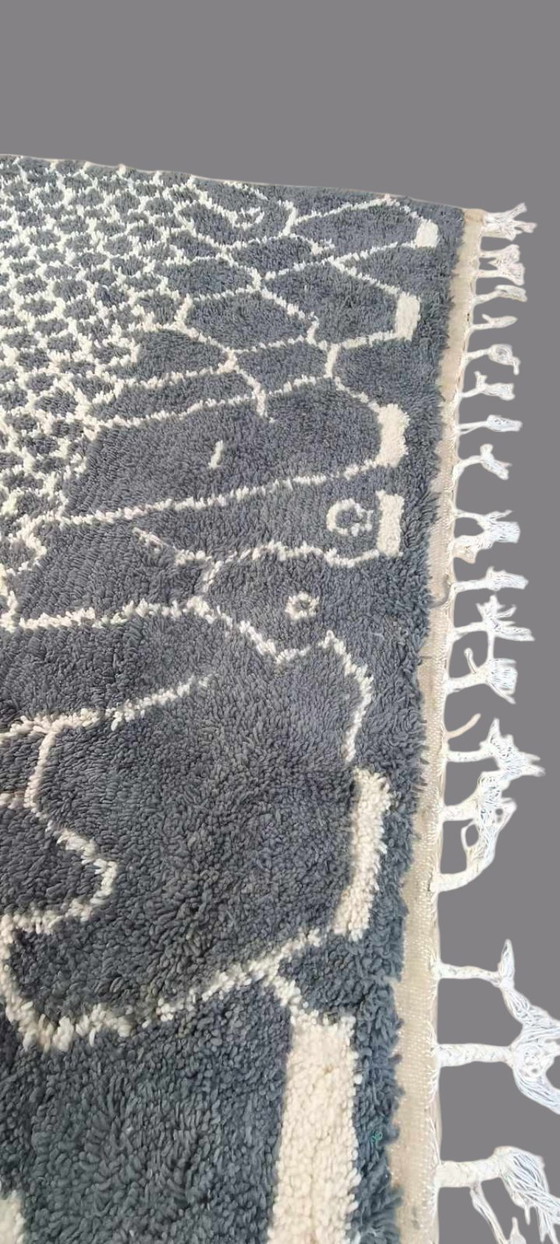 Image 1 of Tapis berbère en laine vierge Tapis marocain - 307 x 213 cm 300 x 200 m Type B13.2