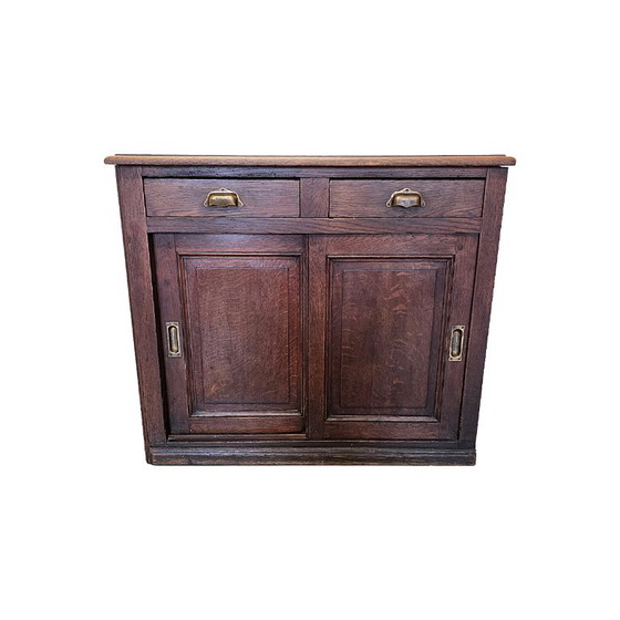 Buffet français ancien à portes coulissantes, seconde moitié du XIXe siècle – Buffet bas, Wood (photo 7 of 9)