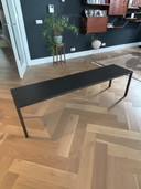 Arco Slim Bench in Black Oak Veneer
