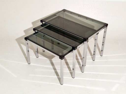 Tables d'appoint style années 70, époque spatiale