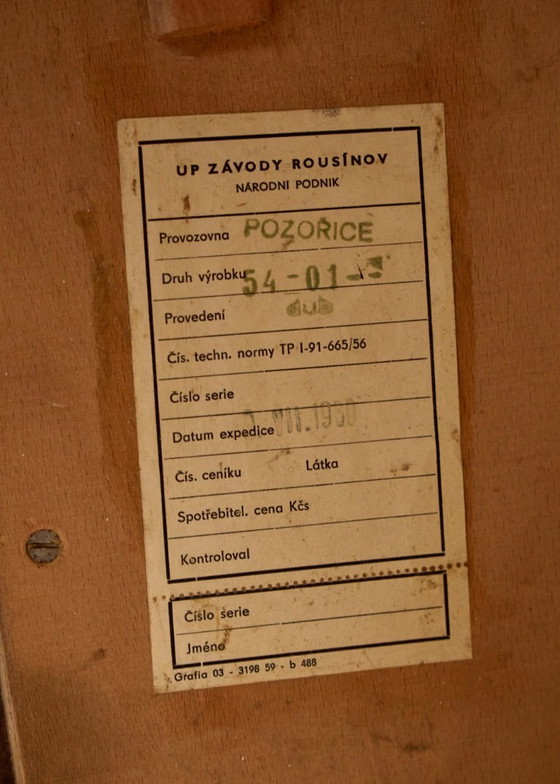 Divano letto Art Déco di Jindřich Halabala per UP Závody, anni '50, Cecoslovacchia (photo 15 of 16)