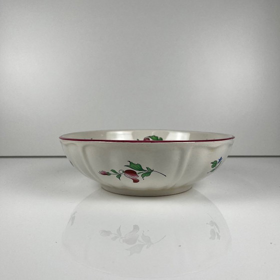 PM Salad Bowl, Réverbère Model by KG Lunéville, Tulip Pattern – Crockery, Ceramic (photo 4 of 5)