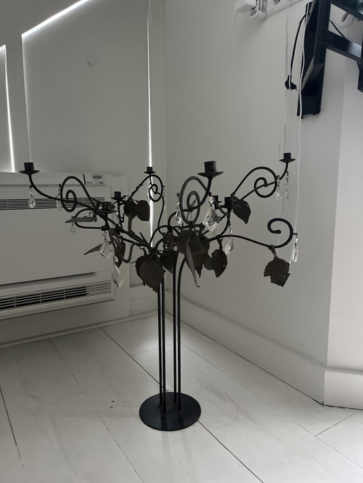 Maroeska Metz 8-arm candelabra