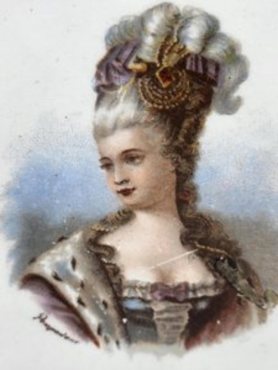 Image 1 of Saint Amand Rois Reines Favorites de France Earthenware Plates Set of 12